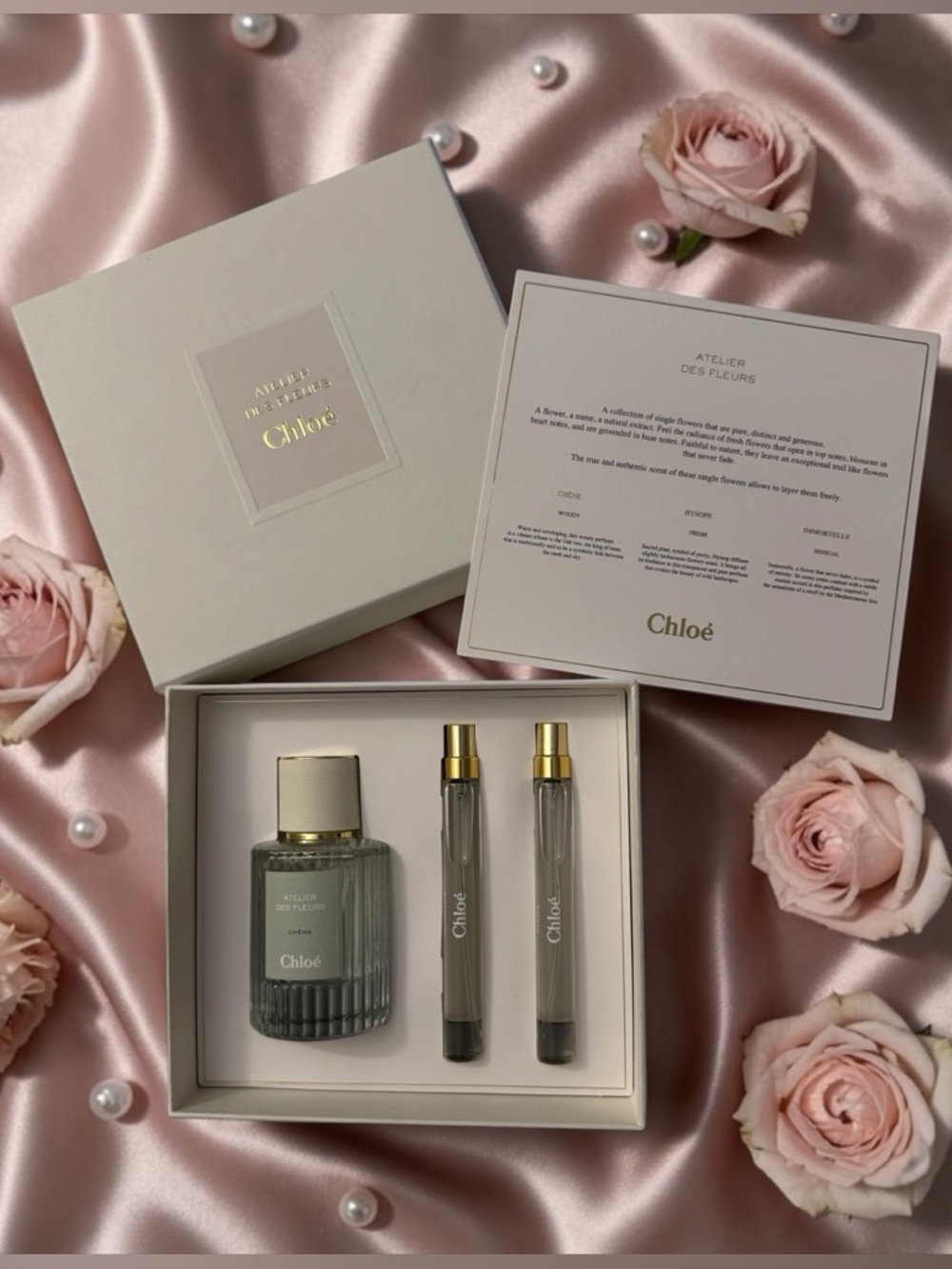 NIB Chloé Atelier Des Fleurs Perfume: 3 Peice Set